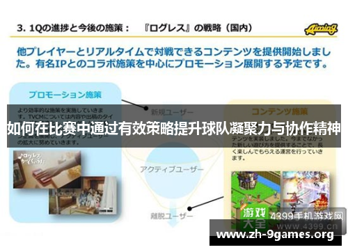 如何在比赛中通过有效策略提升球队凝聚力与协作精神 如何在比赛中通过有效策略提升球队凝聚力与协作精神