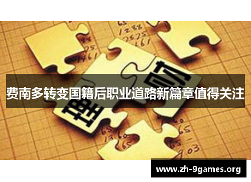 费南多转变国籍后职业道路新篇章值得关注